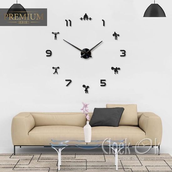 Настенные 3D часы Gym