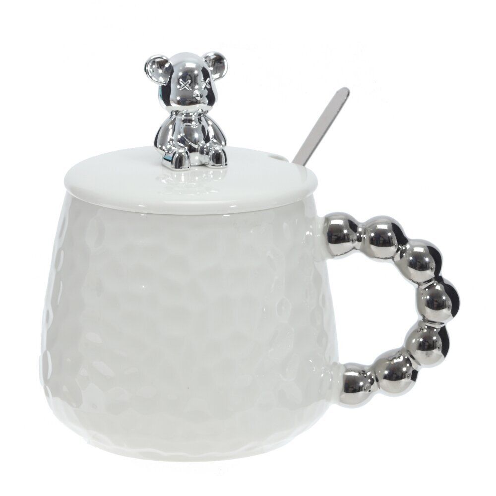 GAEM Кружка с крышкой и ложкой, 400 мл, L14 W10 H13 см, 2в.