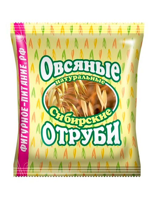 Отруби Сибирские ОВСЯНЫЕ натуральные, 200 г
