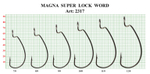 Крючок офсетный Fish Season 2317 Magna Super Lock Worm