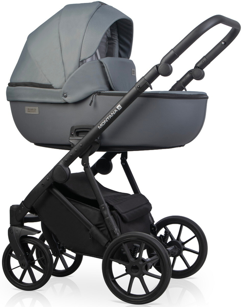 Детская коляска Riko Basic Montana Plus X 2 в 1 45 Grey (серый)
