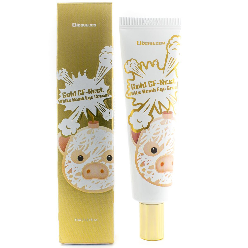 Крем для кожи вокруг глаз с экстрактом ласточкиного гнезда Elizavecca Gold CF-Nest White Bomb Eye Cream 30 мл.