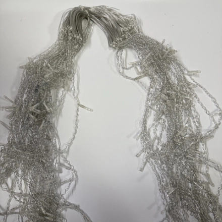 Электрогирлянда внутренняя Занавес 3х2,4м 720LED, теплый белый, с контролером, с коннектором, прозра