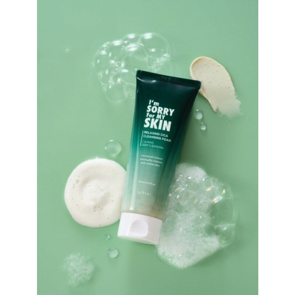 I'm Sorry For My Skin Relaxing Cica Cleansing Foam успокаивающая пенка для умывания с центеллой