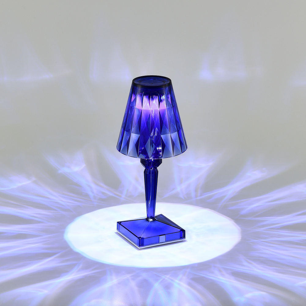 SL1010.714.01 Прикроватная лампа ST-Luce Синий/Синий LED 1*3W 3000K/4000K/6000K SPARKLE