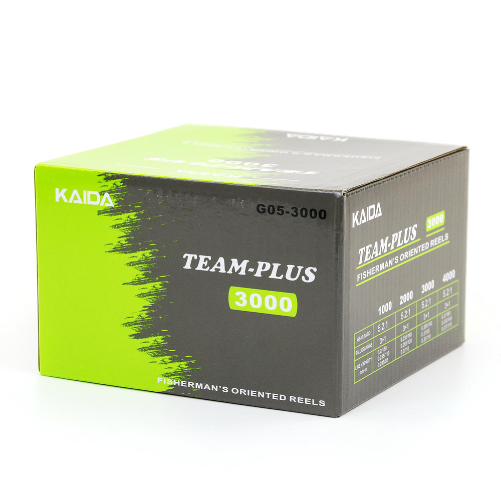 Безынерционная катушка 3000 Kaida TEAM-PLUS (3+1BB, мет. шпуля)