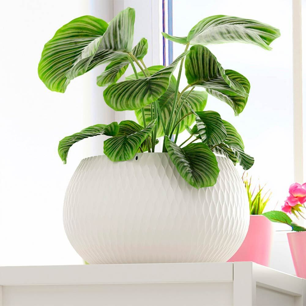 Кашпо Жемчужина 7л, белый