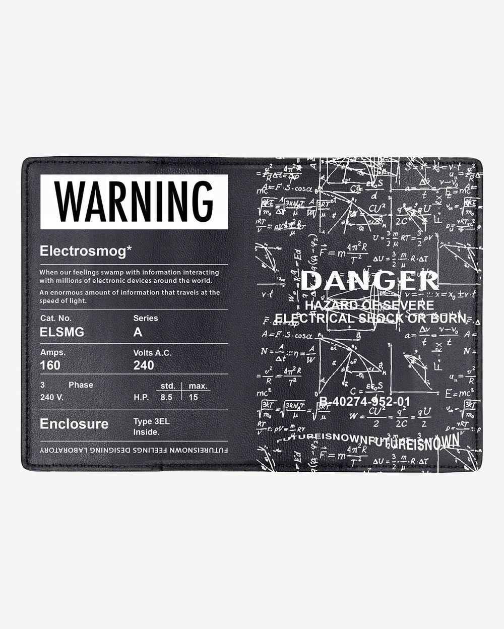 Обложка для паспорта Futureisnown Save Identity Holder Черная