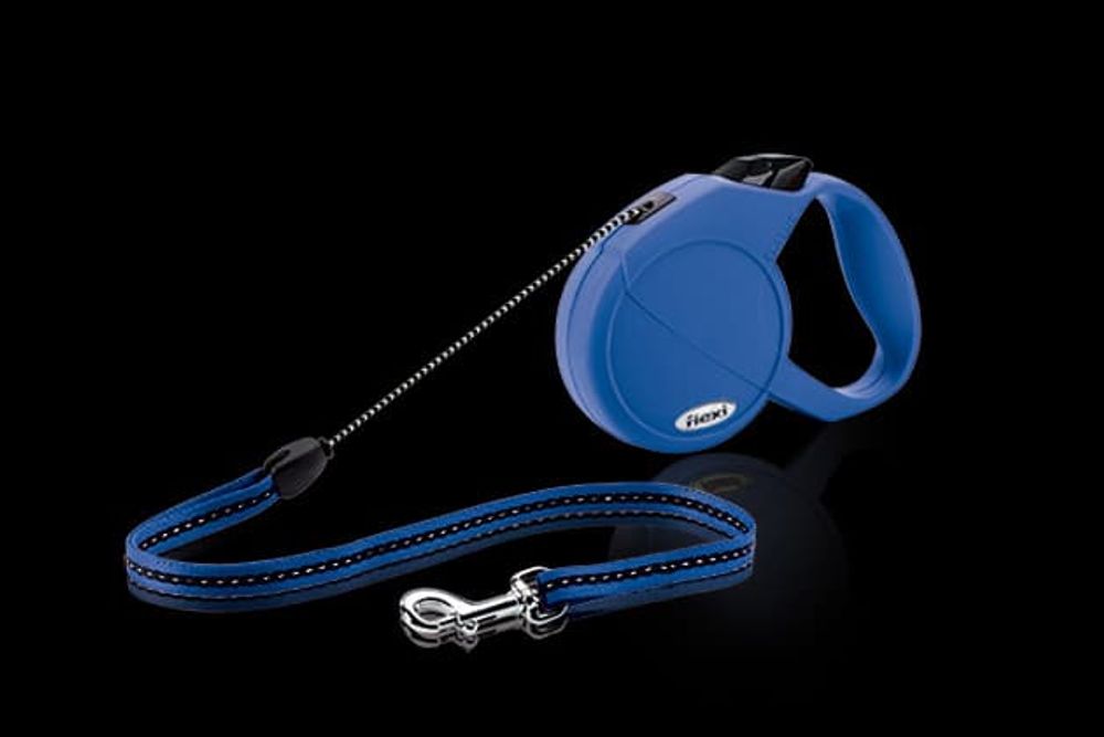 FLEXI рулетка Classic Basic 1/S (до 12 кг) трос 5 м синяя FLEXI рулетка Classic Basic 1/S (до 12 кг) трос 5 м синяя