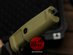 Нож Extrema Ratio Shrapnel OG А+++ V.2026 - песочная рукоять, клинок камо