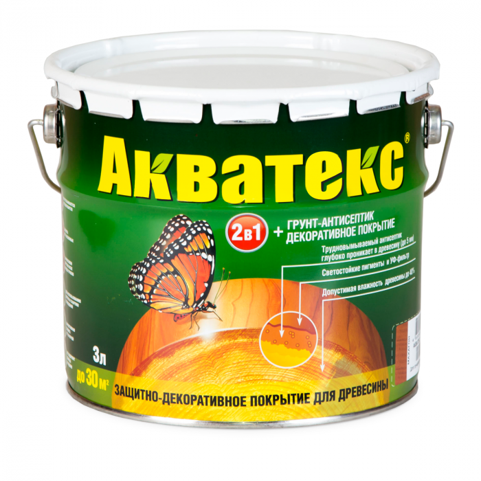 Защитно-декоративные составы для древесины