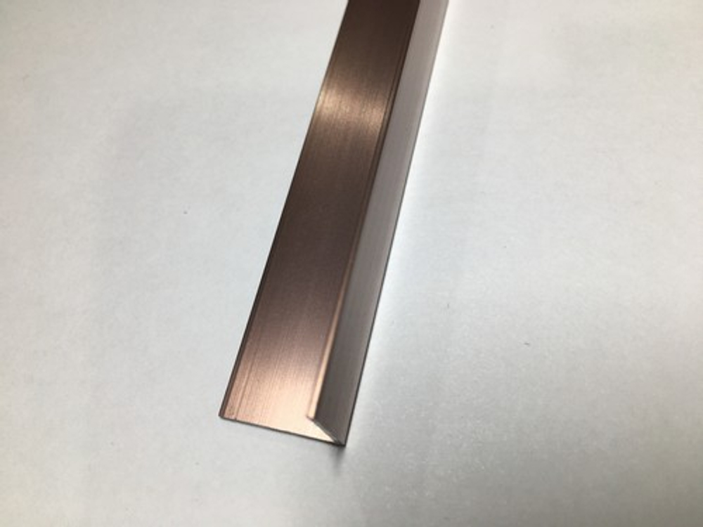 Угол 15*15мм "DO-2" 2,7м Розовый глянец анод. алюм.