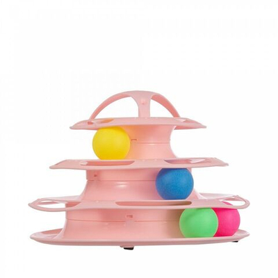 Игровой комплекс для кошек, микс цветов, с коробкой