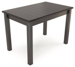 Стол Милан 1 пластик 1100х700 (+300) Столешница 2091 Дуб Бунратти/Прозрачный лак