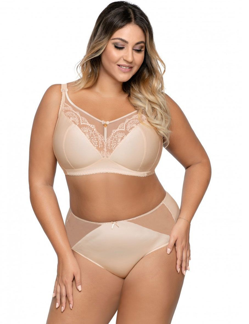 Бюстгальтер с мягкими чашечками без косточек (Размер: 95E) (Цвет: черный)