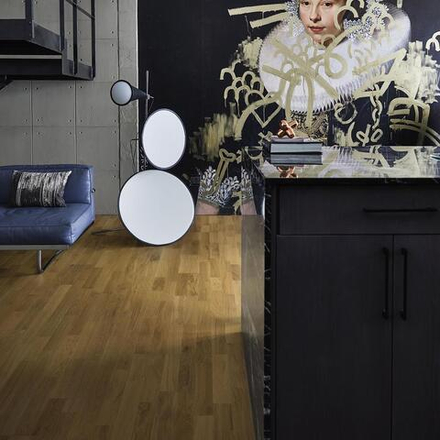 Паркетная доска Kahrs Дуб Сиена Сатиновый Лак (OAK SIENA SATIN)