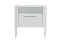 Тумба прикроватная Type 1 полка 1 ящик ширина 50 см (белый)