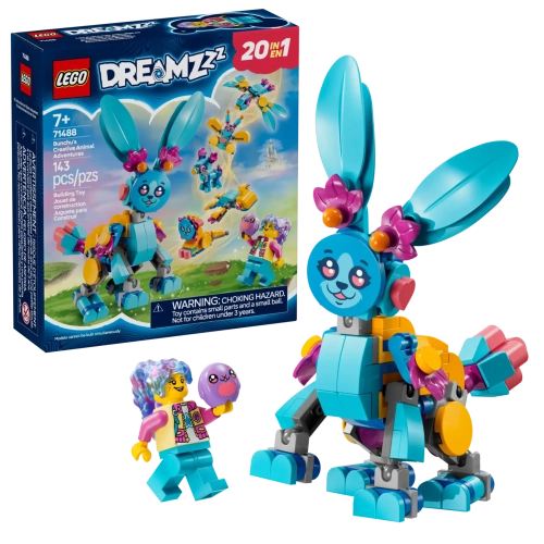 Конструктор LEGO DREAMZzz 71488 Творческие приключения Банча с животными
