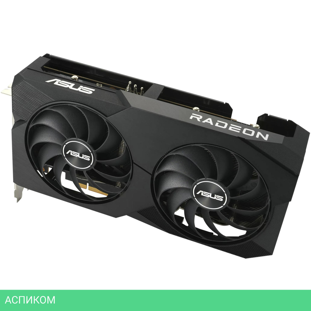 Видеокарта ASUS Dual Radeon RX 6600 V2 8GB GDDR6 DUAL-RX6600-8G-V2 (90YV0GP2-M0NA00)