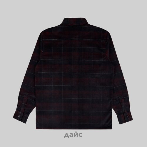 Рубашка мужская Dickies Alma Plaid Long Sleeve Shirt артикул:WLR51_black - купить в магазине Дайс