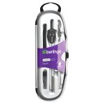 Готовальня 5 предметов, циркуль 135мм Berlingo Expert, пластиковый футляр