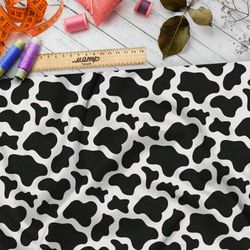 Ткань бязь бежевый узор "жираф"