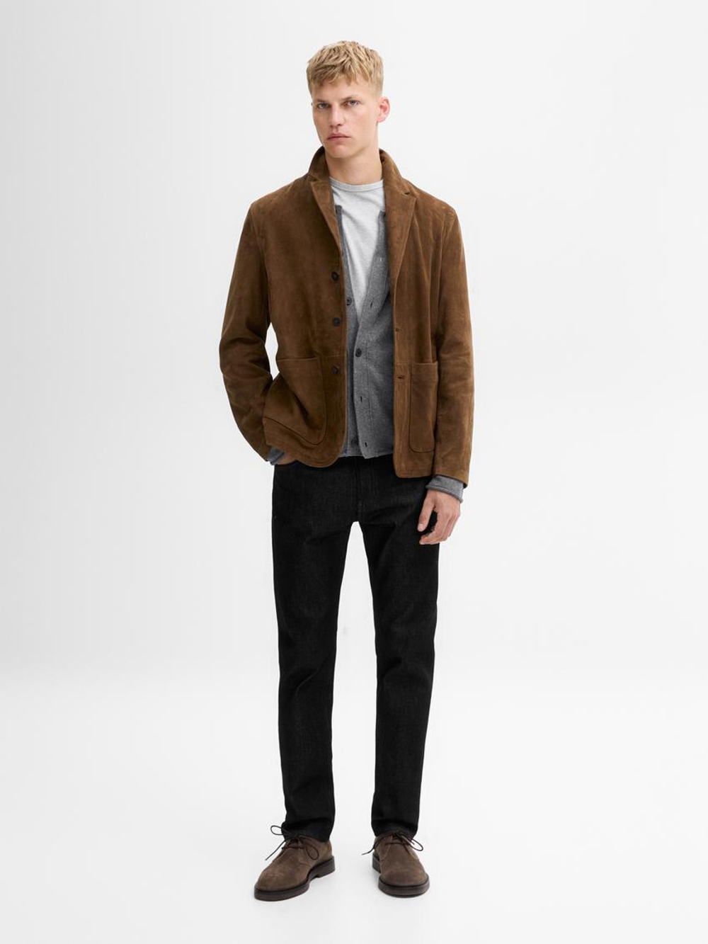 Massimo Dutti Зауженные джинсы, черный