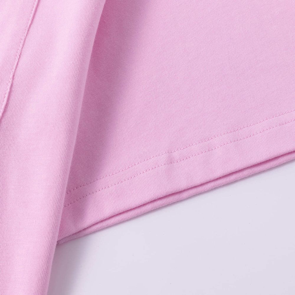 Футболка Ymkashix Logo Face розовая