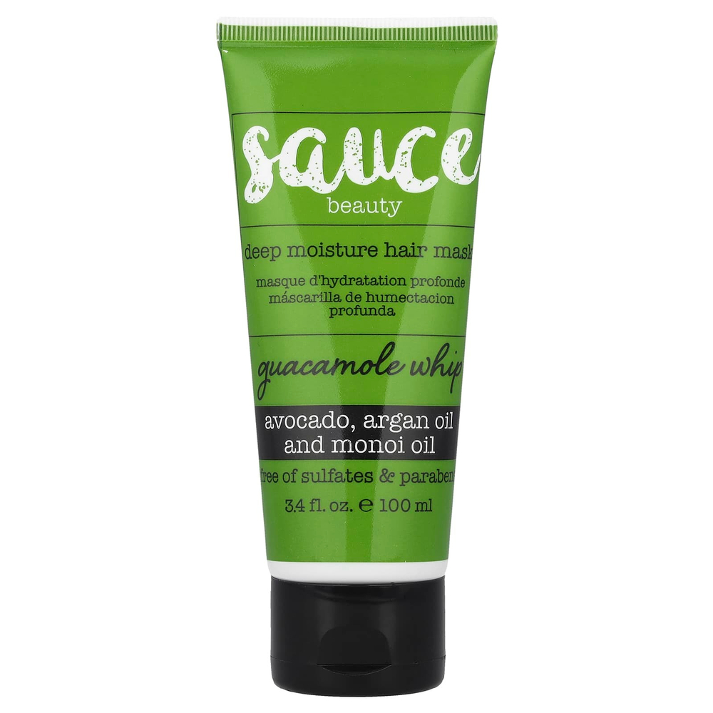 Sauce Beauty, Увлажняющая маска для волос, гуакамоле, 100 мл (3,4 жидк. Унции)