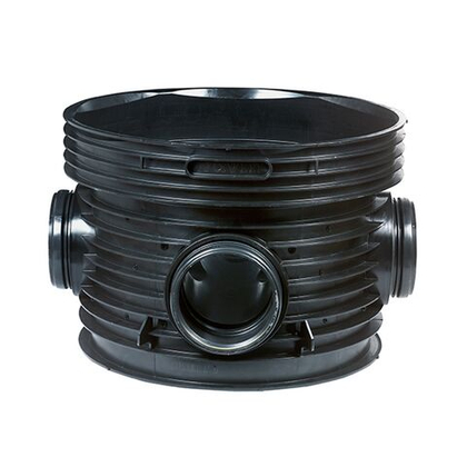 Wavin TEGRA 1000 Пропускная лотковая часть ПЭ 315х30° с рег. раструбом №22998515