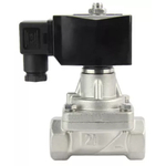 Two way normally closed Semi-direct acting electric solenoid valve Elephant DHP21-S-НЗ SS304 G YS-018 24V, body material - stainless steel AISI 304, seal - PTFE