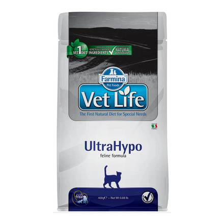 Сухой корм FARMINA Vet Life Cat Ultrahypo для кошек при пищевой аллергии - 5 кг