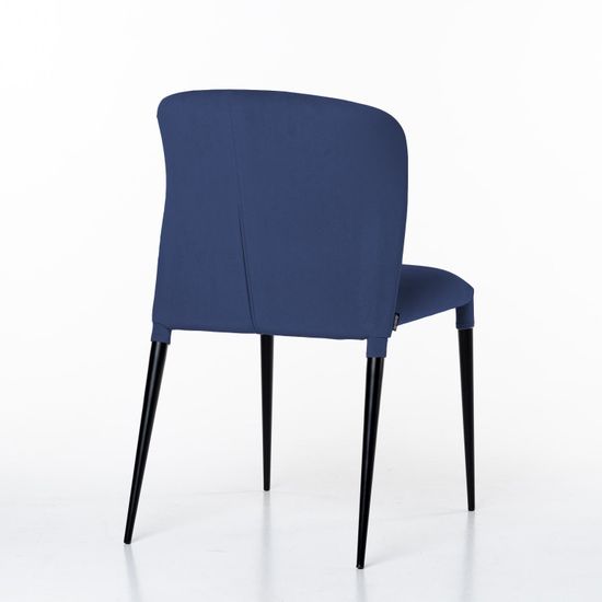 Стул Albert (Альберт), бархат синий 29