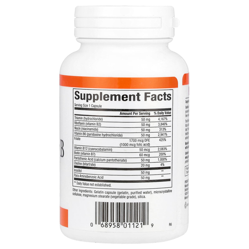 Natural Factors, Hi Potency B Complex, высокоэффективный комплекс витаминов группы B, 90 капсул