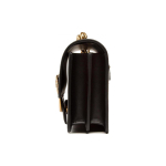 Сумка Pinko Classic Metal Chain Rivet One-Shoulder Bird Swallow Bag Cowhide Messenger Bag Mini Black Gold, 1P221P-Y6XT-Z99