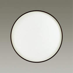 2075/DL PALE SN 000 Светильник пластик/белый/коричневый LED 48Вт 3000-6300K D390 IP43 пульт ДУ GETA COFFEE