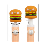 Ручка шариковая, Basir, синие чернила, гироскоп, серия "Фаст-Фуд", 36 шт