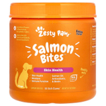 Zesty Paws, Skin & шерсти Bites + лососевый жир, для собак всех возрастов, бекон, 90 мягких жевательных таблеток, 315 г (11,1 унции)