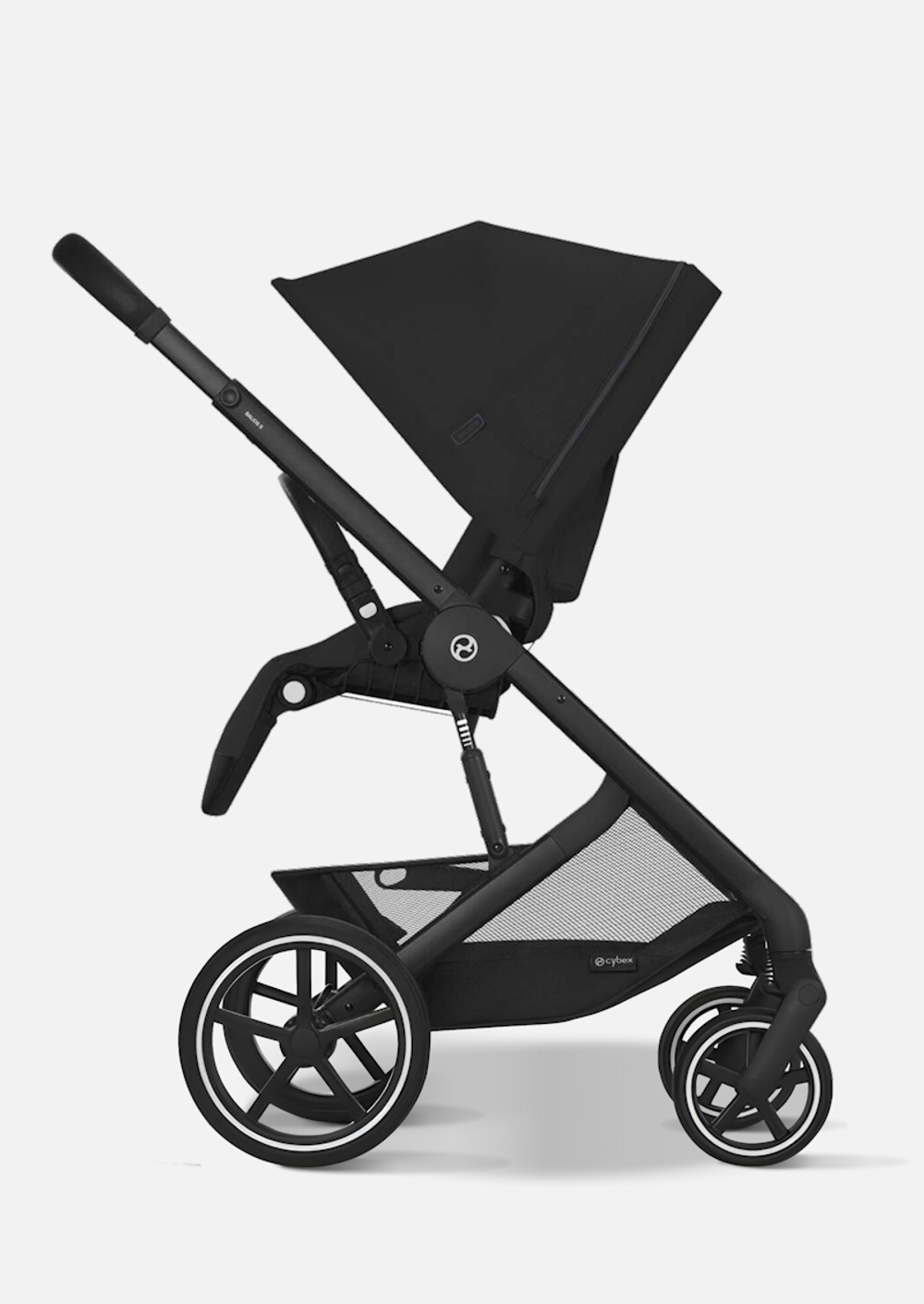 Cybex Детская коляска Balios S Lux BLK 2 в 1 цвет Moon Black