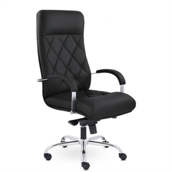 Кресло К-10 Верона В хром МБ S-0401 (черный)