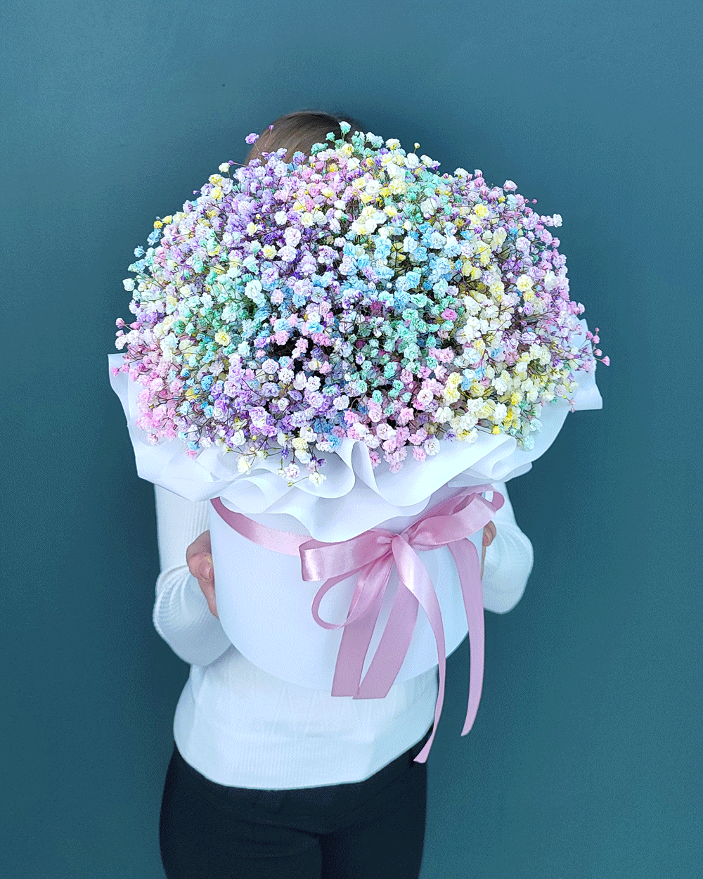 Гипсофила в большой коробке(00441)