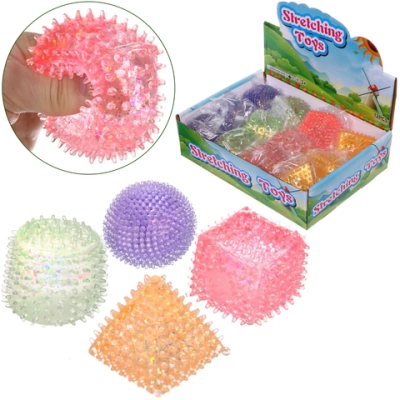 Игрушка «Геометрия» мялка, 6,5 см, микс