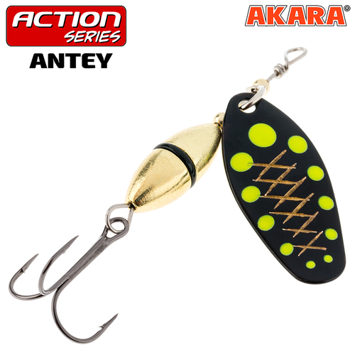 Блесна вращающаяся Akara Action Series Antey 5 11 гр. 2/5 oz. A17