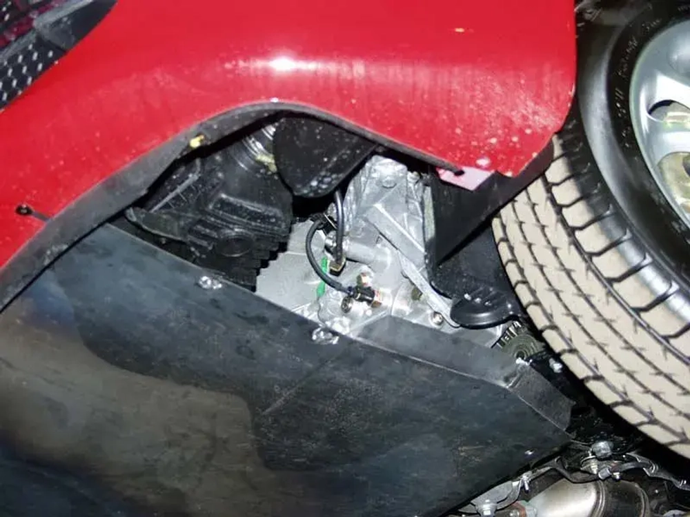 Защита картера и КПП Sheriff для Alfa Romeo 147 I (937AB) 2000-2010 арт.01.0422