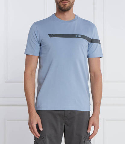 Футболка Tee 2 BOSS GREEN - голубой(50501227)