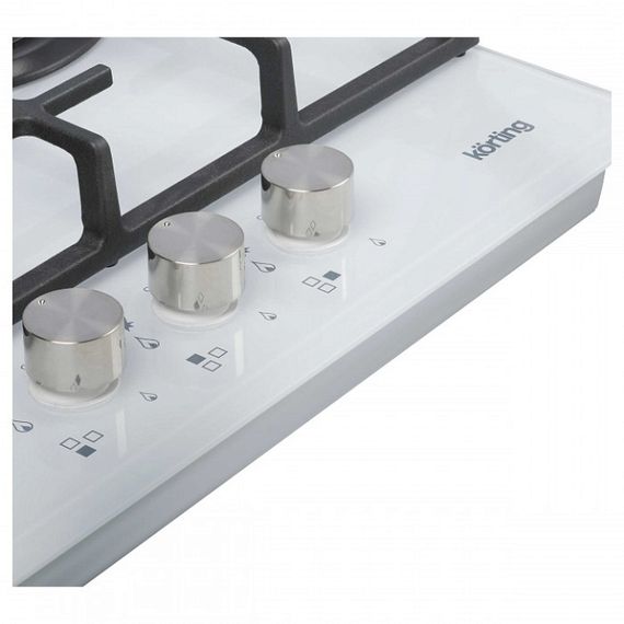 Газовая стеклянная варочная панель Korting HGG 4825 CTW