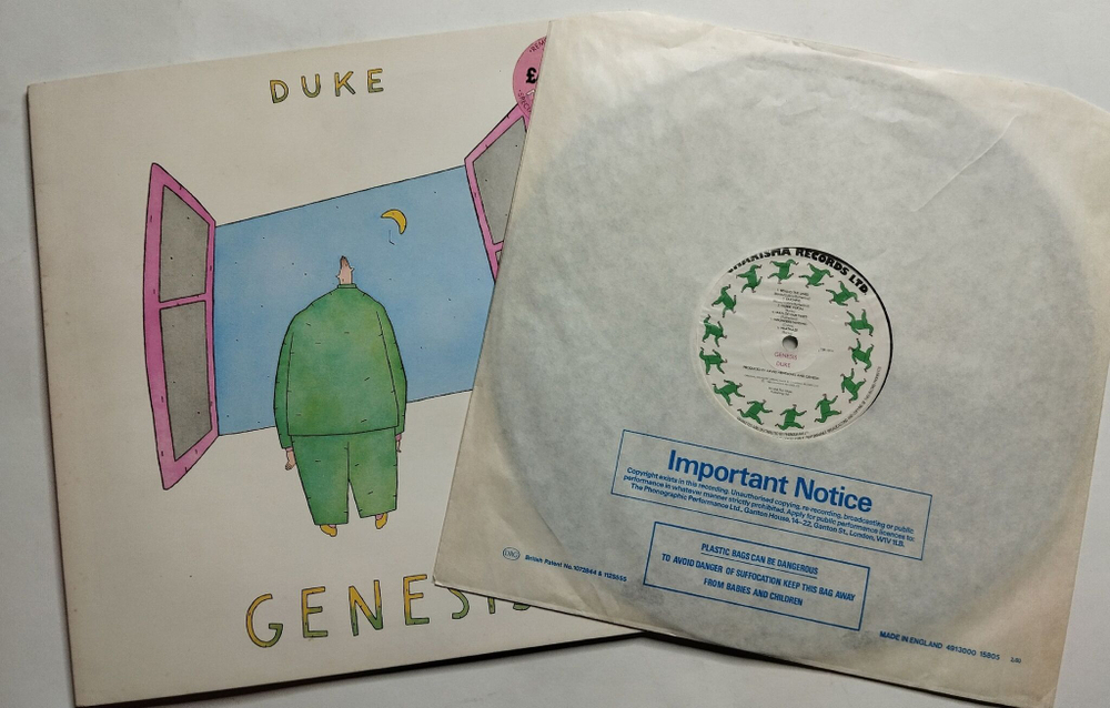 Винтажная виниловая пластинка LP Genesis Duke (UK 1980)
