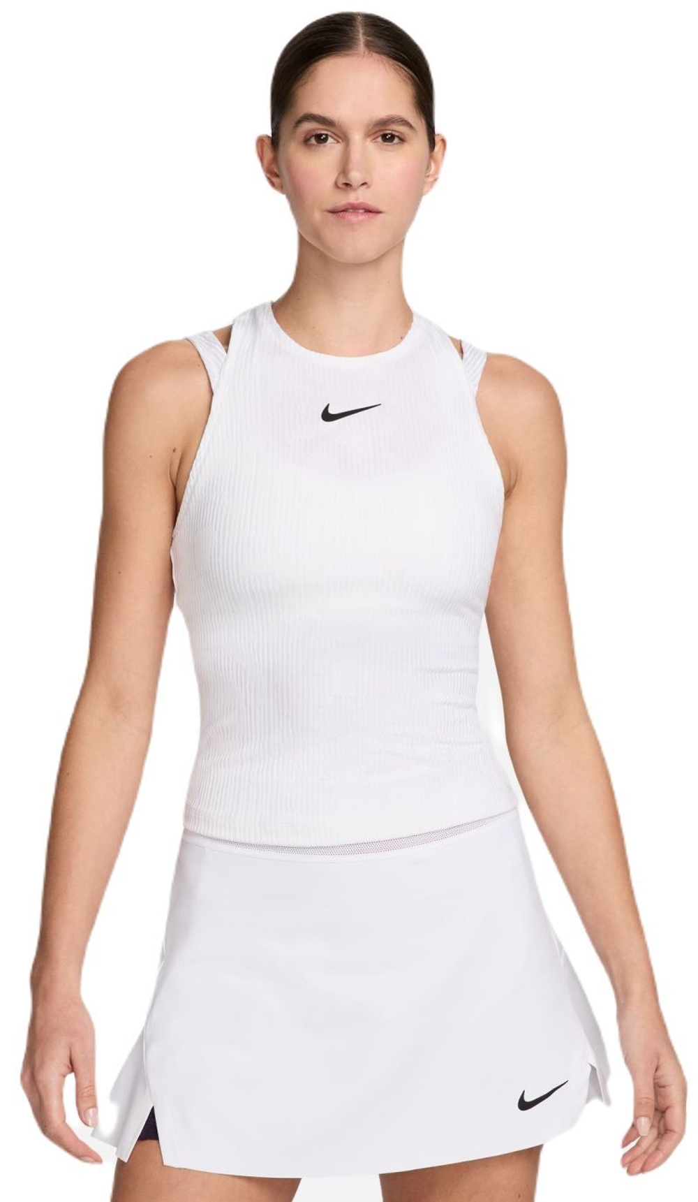 Женский топ теннисный Nike Court Slam Dri-Fit Tennis Tank - белый