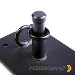 Пластина для крепления оборудования с пальцем Fotokvant KPP-17-06 (6см)