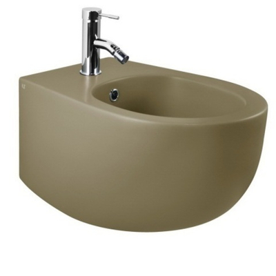 Биде подвесное AeT Dot 2.0, с креплениями, с 1-мотверстием под смеситель, цвет горчица